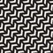 Seamless vector pattern. Abstract geometric lattice background. Rhythmic zigzag structure. Monochrome texture with