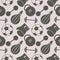 Seamless vector pattern. Background with closeup sports equipment.