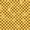 Seamless vector pattern. Creative geometric checkered brown background with squares.