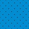 Seamless vector pattern with cute tile black polka dots on pastel blue background