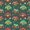 Seamless vector pattern of festive sweaters.