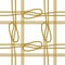 Seamless vector pattern with golden cords.