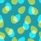 Seamless vector pattern with grunge easter eggs