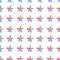 Seamless vector pattern with LGBTQ on isolated hand drawn background.Pride,homosexual,rainbow