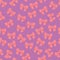 Seamless vector pattern with pastel bows on a tile background.