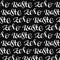 Seamless vector pattern with repeating words - Zero Waste -