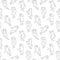 Seamless vector pattern with Rubens fat cats