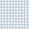 Seamless vector pattern with sailor navy blue polka dots isolated on white background