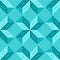 Seamless vector pattern, shades of turquoise aquamarine, square mosaic