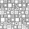 Seamless vector pattern. Squares. White and gray background