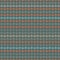 Seamless vector pattern with stripes of small simple flowers in teal and brown colors