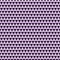 Seamless vector pattern. Symmetrical background with little violet hearts