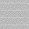 Seamless vector pattern. Symmetrical geometric background with black triangles on the white backdrop. Decorative ornament