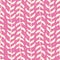 Seamless vector pattern with trailing hand drawn white leafy vines on pink. Great for textile