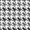Seamless vector pattern - trendy three-color houndstooth pattern in modern style in the colors anthracite, gray, white