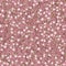 Seamless vector pattern of white small flowers gypsophila on a pink background.