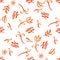 Seamless vector seasonal pattern