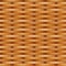 Seamless vector texture of weaving of smooth brown rods