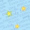 Seamless vector texture with words of eurovision