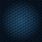 Seamless vector volumetric dark blue pattern with vignette. Glossy luxury dark blue polygonal tiles modern background.