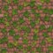 Seamless vector of a wall made of red bricks twisted with ivy