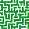 Seamless vegetal maze