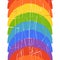 Seamless vertical pattern with rainbow