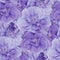 Seamless very peri flower photograph collage repeat. Feminine pretty lavender colour of the year floral for fashion all