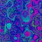 Seamless vibrant rainbow painted texture. Bold psychedelic neon glitch background. Scribble imperfect artistic pattern