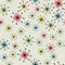 Seamless Vintage Atomic Stars Background