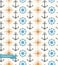 Seamless vintage background with maritime symbols