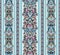 Seamless vintage background. Royal renaissance striped wallpaper. Vector