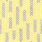 Seamless vintage chevron pattern. Grunge texture. Gray, yellow a