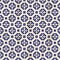 Seamless vintage Chinese blue and white porcelain diamond round pattern background.