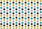 Seamless vintage colour tone round dot pattern illustration vector