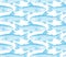 Seamless vintage fish pattern (vector)