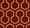 Seamless vintage geometric pattern of hexagon figure