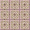Seamless vintage pink tile vector pattern