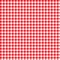 Seamless Vintage Red Checkered Fabric Pattern Background Texture