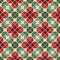 Seamless vintage tiles background with stylized flowers.