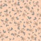 Seamless vintage tiny flower pattern background from abstract flowers.