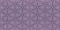 Seamless vintage violet intricate retro art deco batik pattern on weathered boho textured fabric