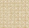 Seamless vintage worn out golden crossed diamond check square background.