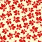 Seamless virginia creeper pattern