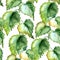 Seamless wallpaper with Stinging nettle