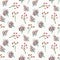 Seamless watercolor floral pattern