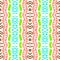 Seamless watercolor mosaic print. Geometric ethnic pattern.