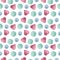 Seamless watercolor pattern. the buttons