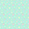 Seamless watercolor pattern with sweet peppermint candy cane swirl on mint green background for cute holiday design