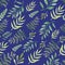 Seamless watercolor patterns leaves and branches. Amazing design elements.
